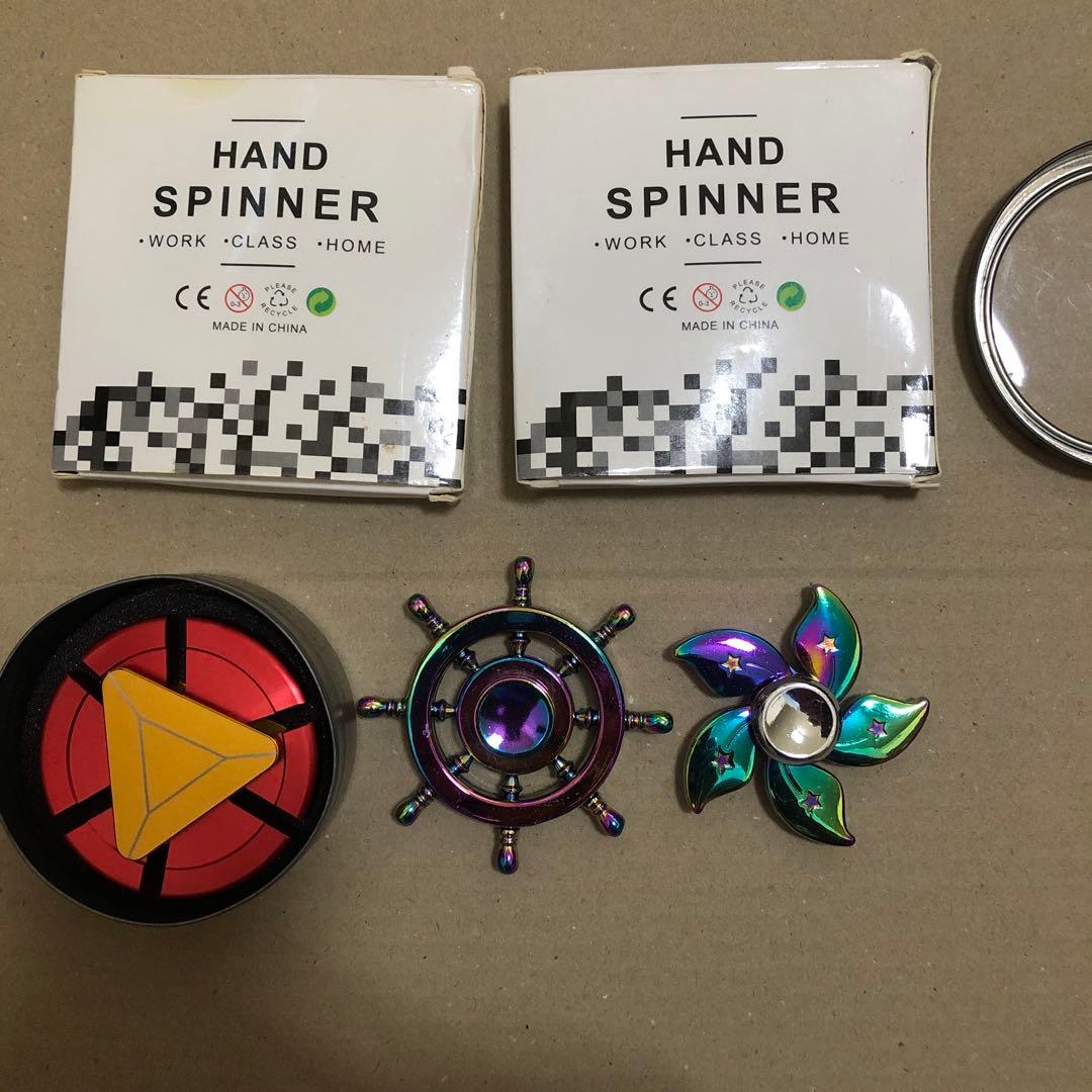 ハンドスピナー　5点セット　アイアンマン　マーベル