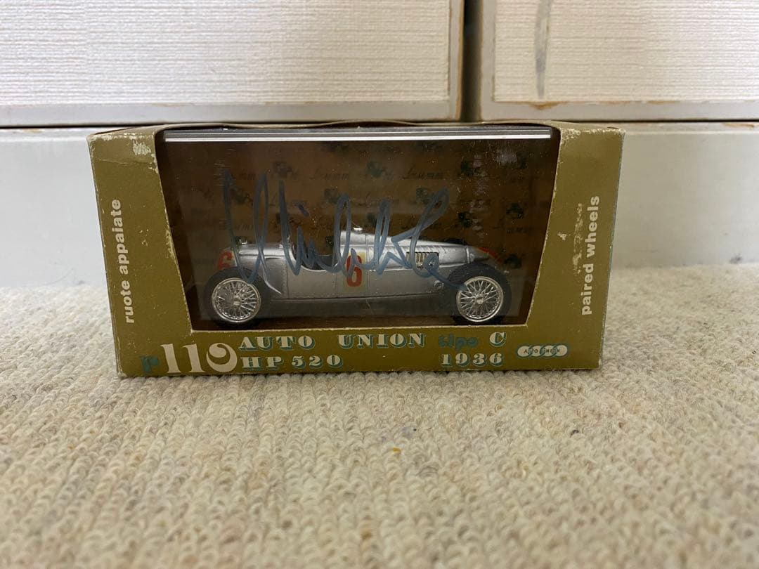 Brumm 1/43 アウトウニオン タイプC 1936 ミッコラサイン入り！