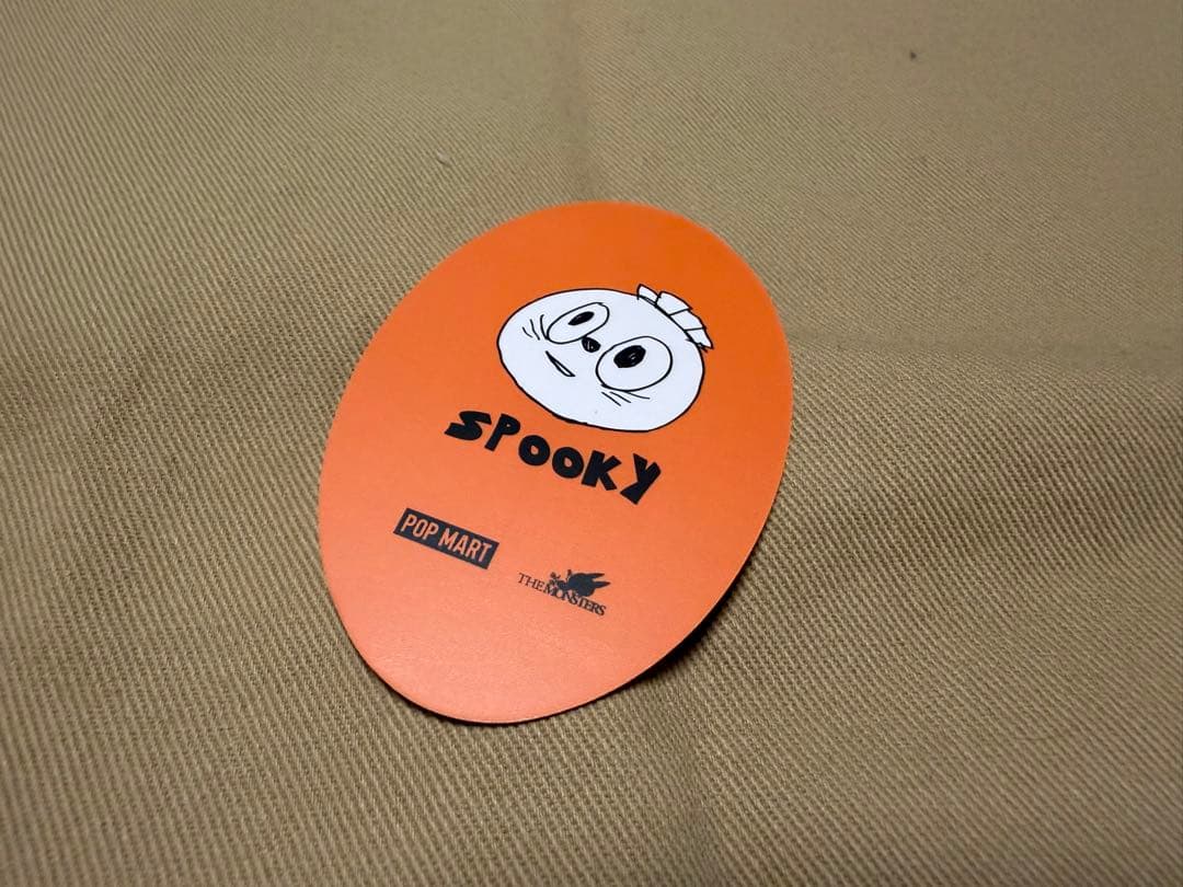 POP MART カードのみ　The monsters 10周年　Spooky