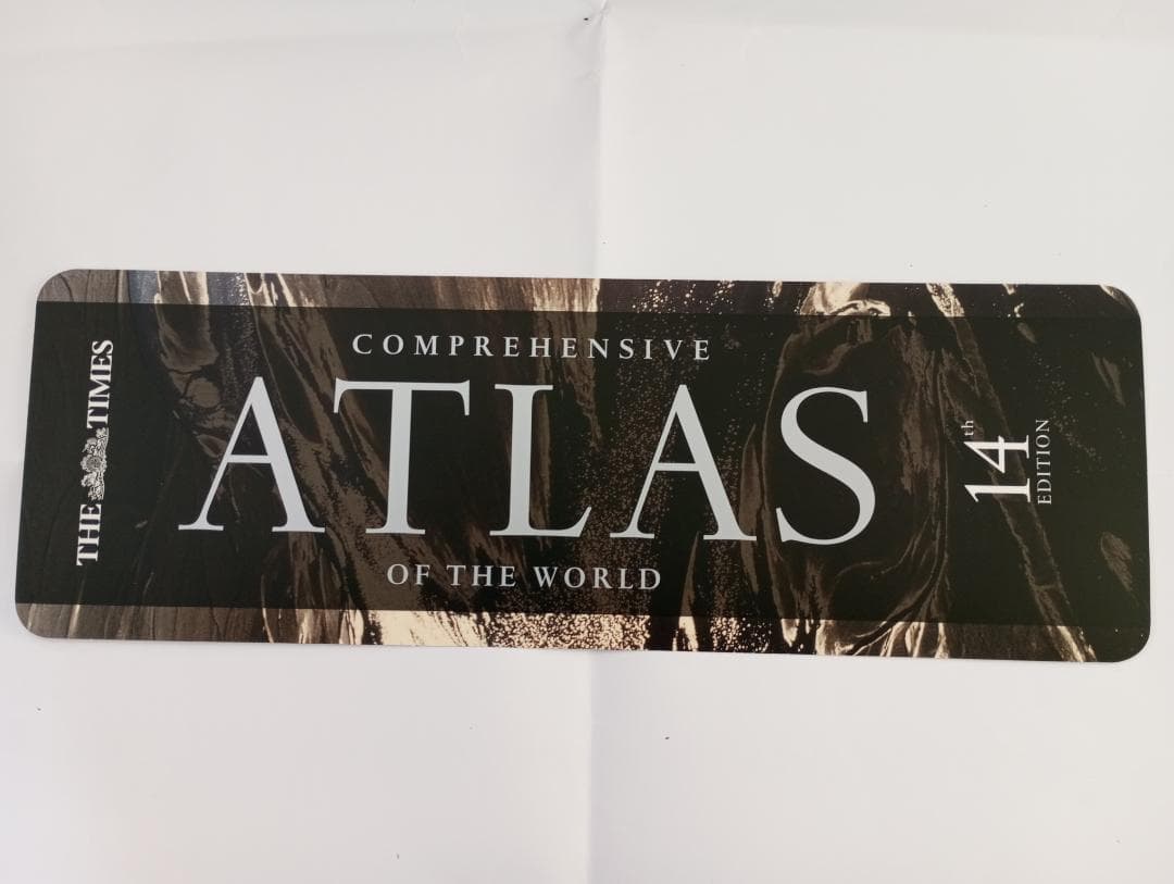 大型の世界地図 THE TIMES ATLAS OF THE WORLD