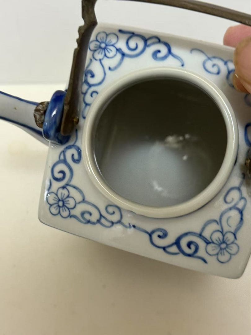 染付 急須 茶器 骨董