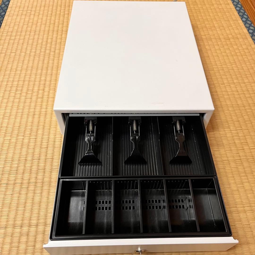 エアレジ対応 キャッシュドロアー ホワイト CB-72IV-3-6-WHT