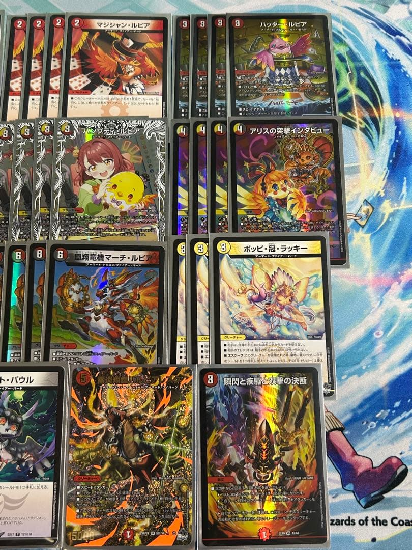 デュエルマスターズ　デイガファイアーバード　デッキ　スリーブ付き　レート高