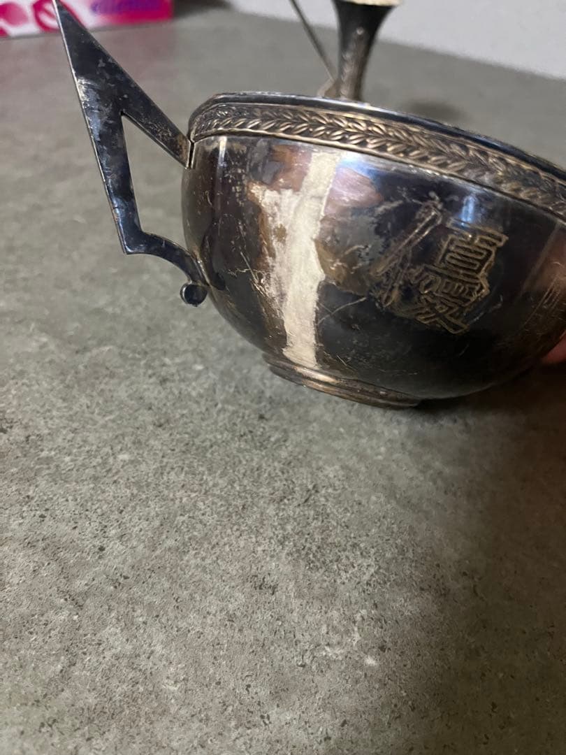 銀製　トロフィー　ジャンク