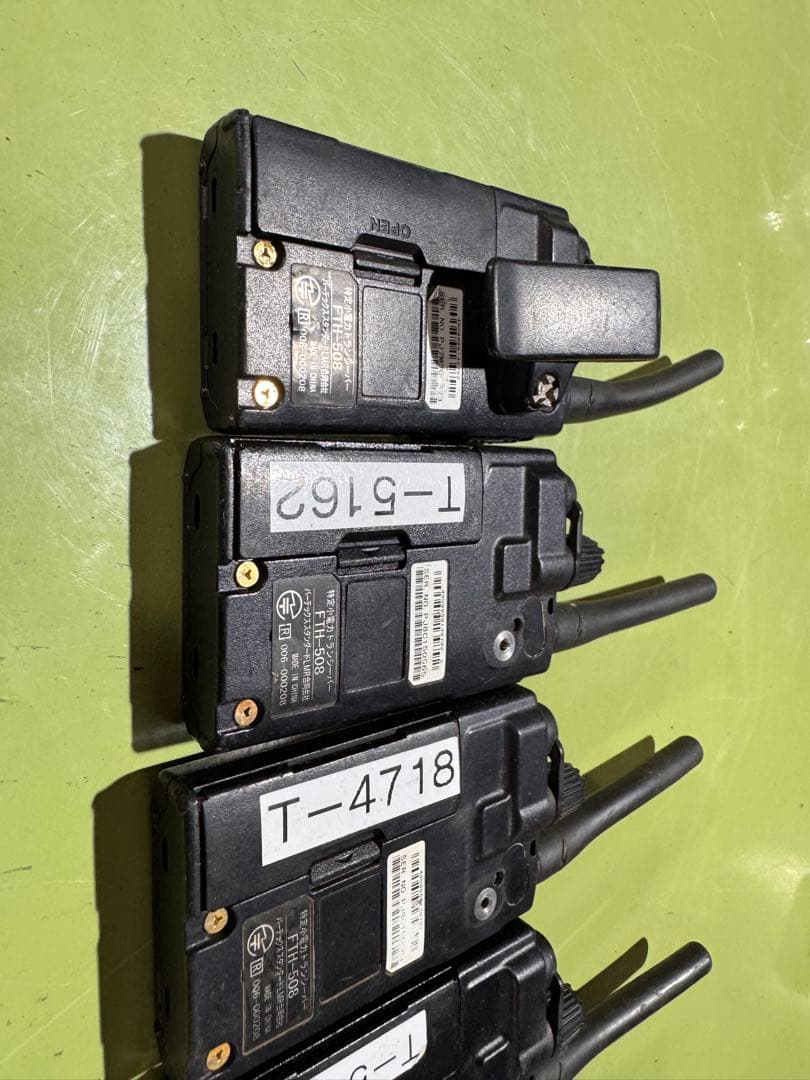 無線機 トランシーバー STANDARD FTH-508 YAESU 5台セット