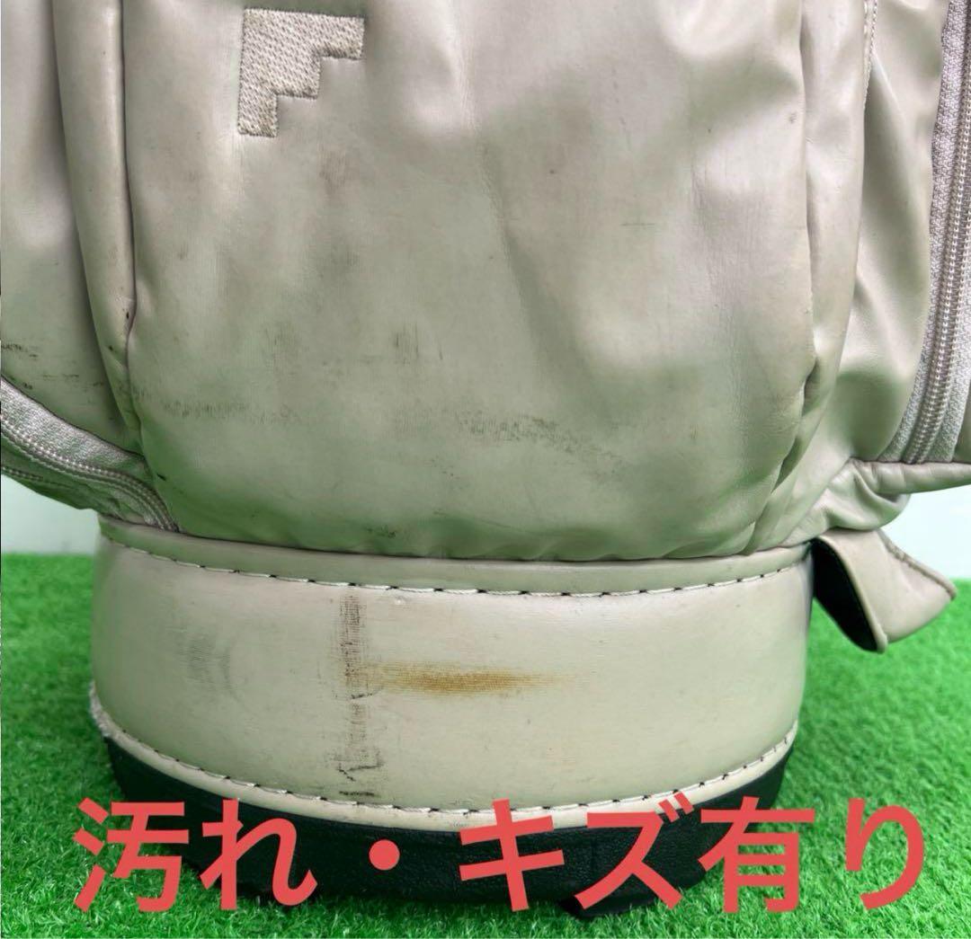 ONOFF キャディバッグ　アイボリー　　9インチ