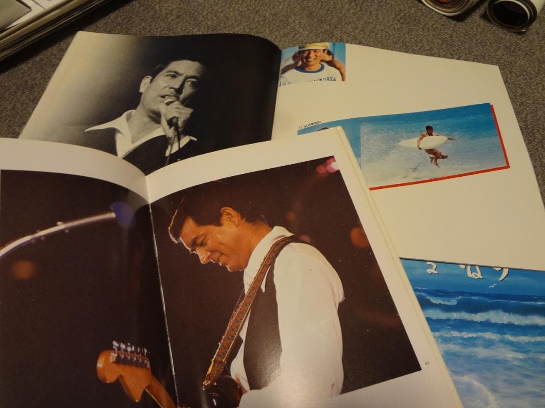 加山雄三　２０ｔｈ写真集・画集直筆サイン入り/リサイタルパンフレット