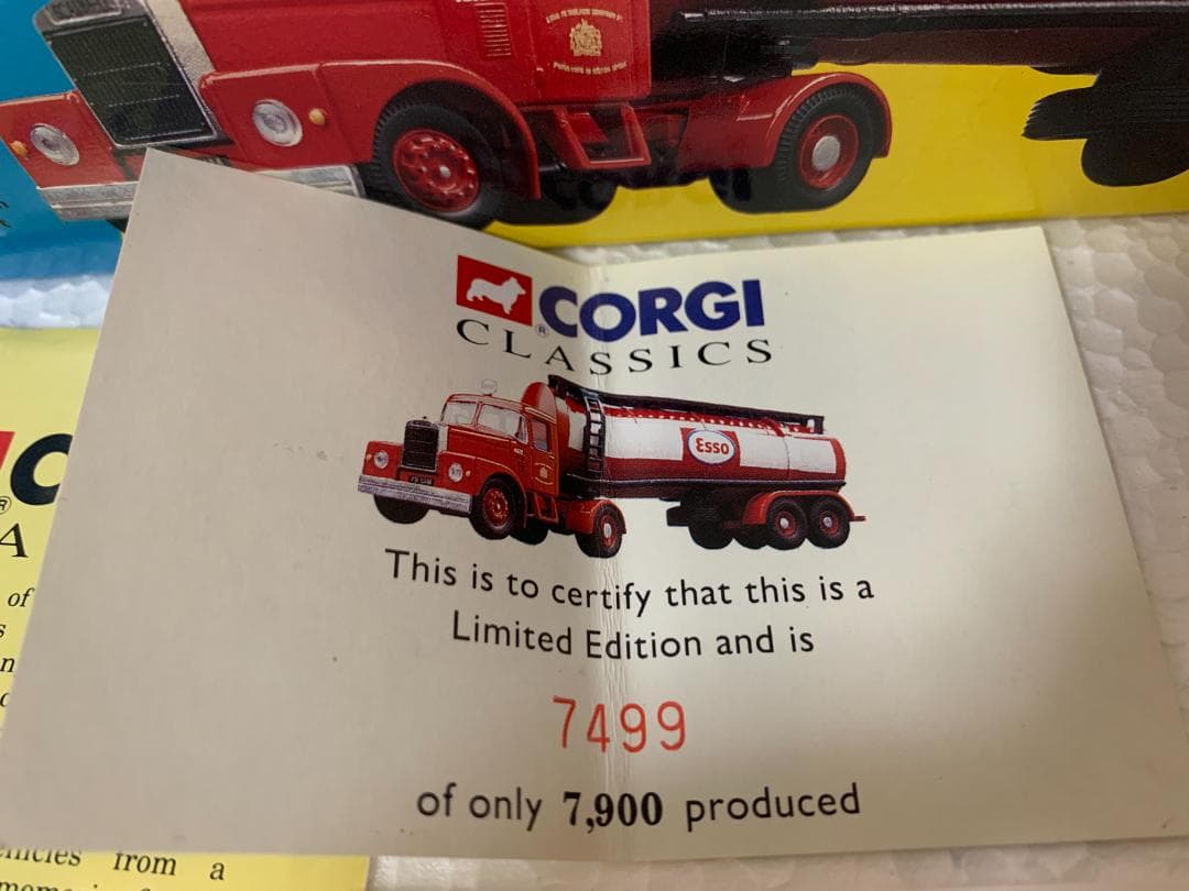 レア 希少 CORGI CLASSICS コーギ Essoトレーラートラック