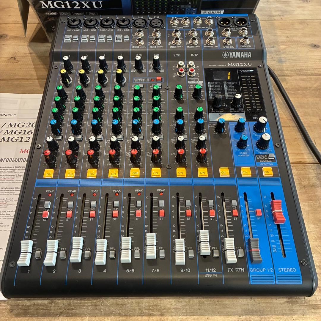 【即決可】YAMAHA MG12XU アナログミキサー(送料込)