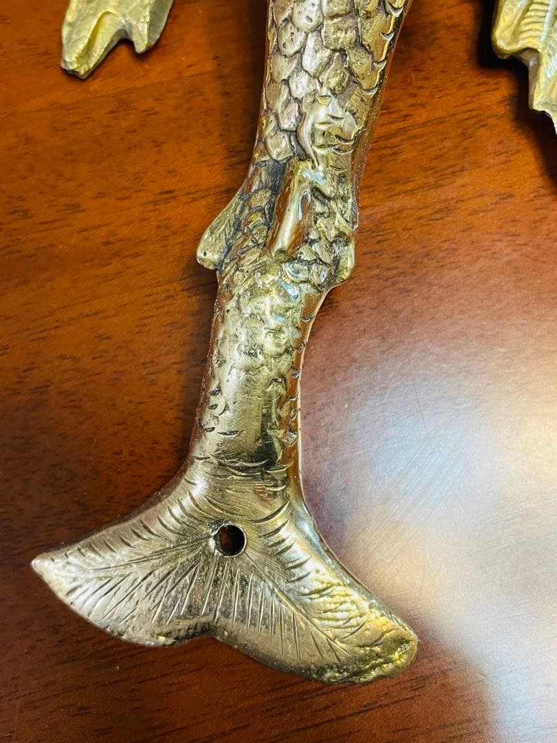 新品 送料無料 アジアン ドアハンドル ナーガ 蛇神 龍神 約27㎝⑨