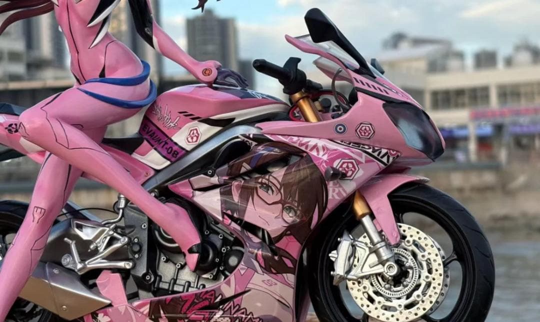 新世紀エヴァンゲリオン　真希波・マリ　バイクVer.　ガレージキット　フィギュア