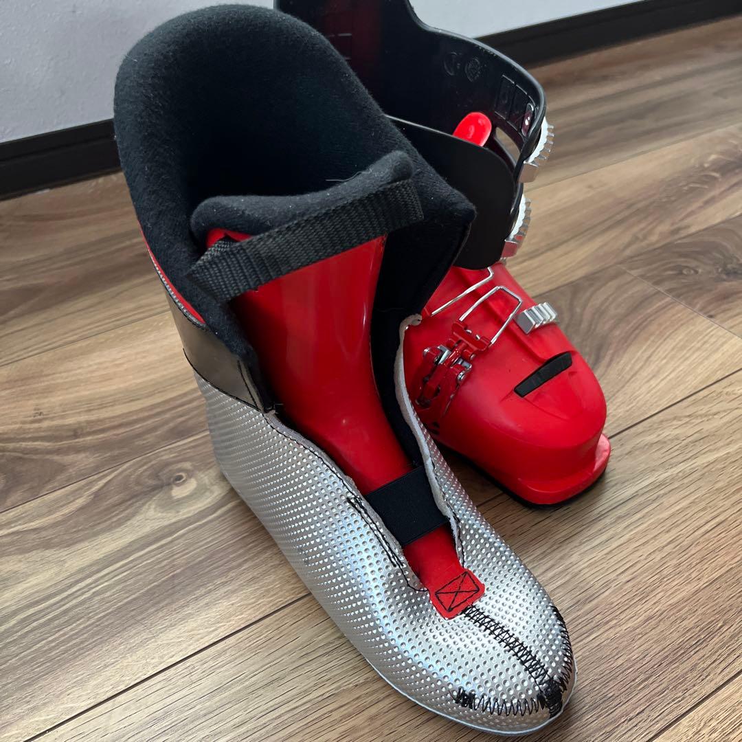 赤 スキー用ブーツ 24.0-24.5
