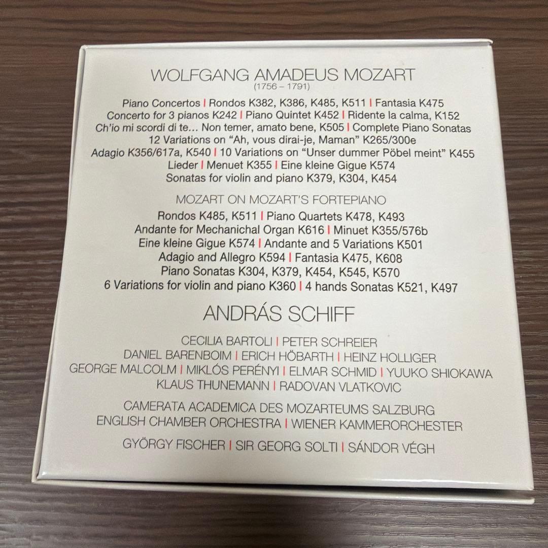 【21 CD】シフ・プレイズ・モーツァルト　ピアノ協奏曲、ピアノソナタ、室内楽他