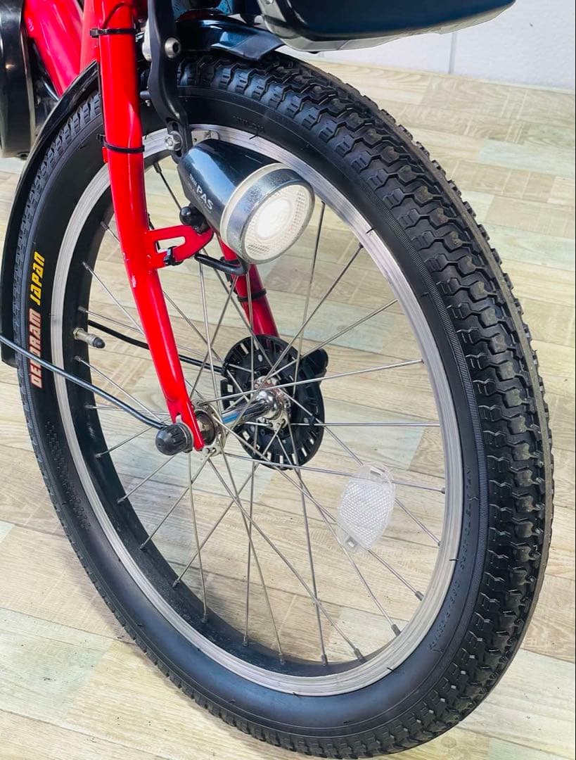 3007ヤマハ8.7アンペア3人乗り対応20インチ子供乗せ　電動アシスト自転車