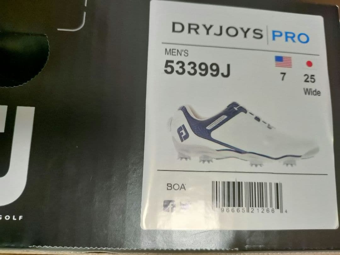 【新品】FOOT JOY フットジョイ DRYJOYS PRO BOA ホワイト