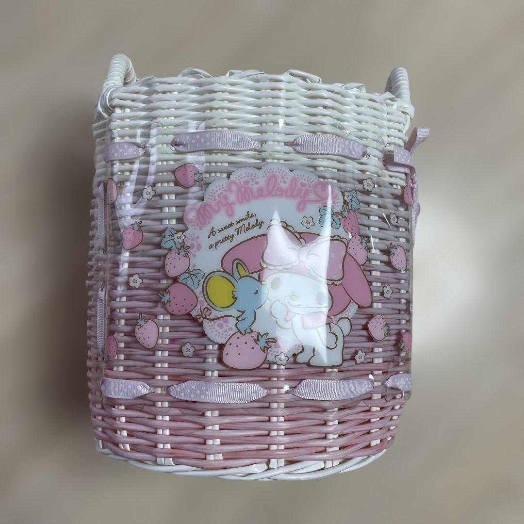 マイメロディ ストロベリーカゴ 約30cm