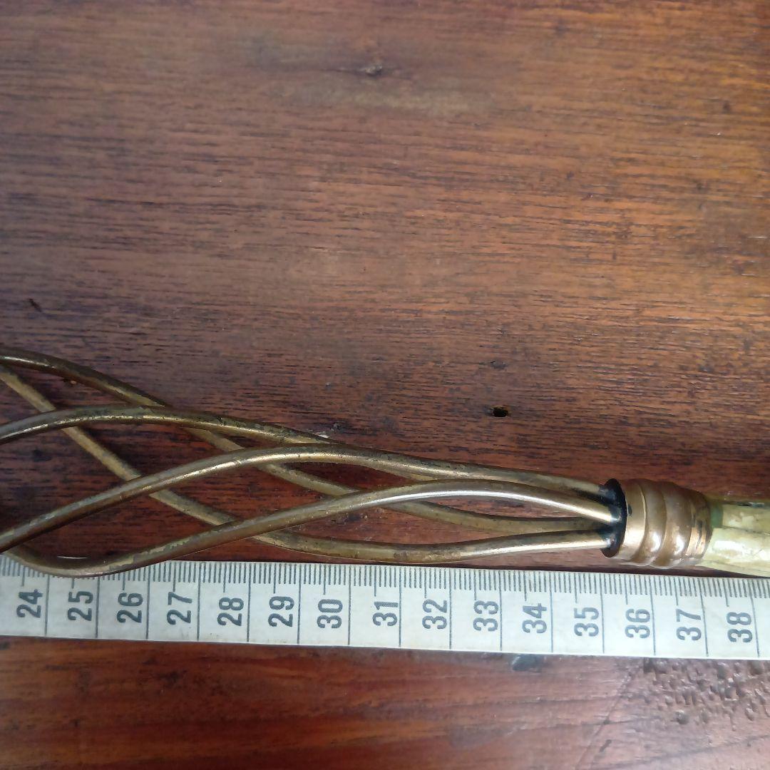 アメリカ製 アンティーク 大きな拡大鏡☆虫眼鏡☆ルーペ文房具☆ガラスレンズ