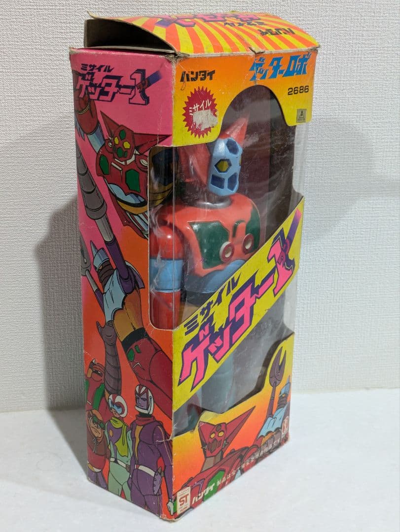 【専用】旧バンダイ ミサイル ソフビ ゲッター ロボ 1 超合金 ポピー
