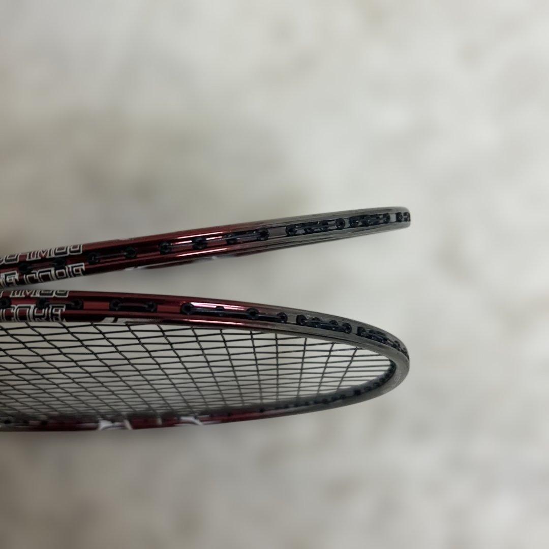 【2本セット】MMOA XENEPOWER16 バドミントンラケット シルバー