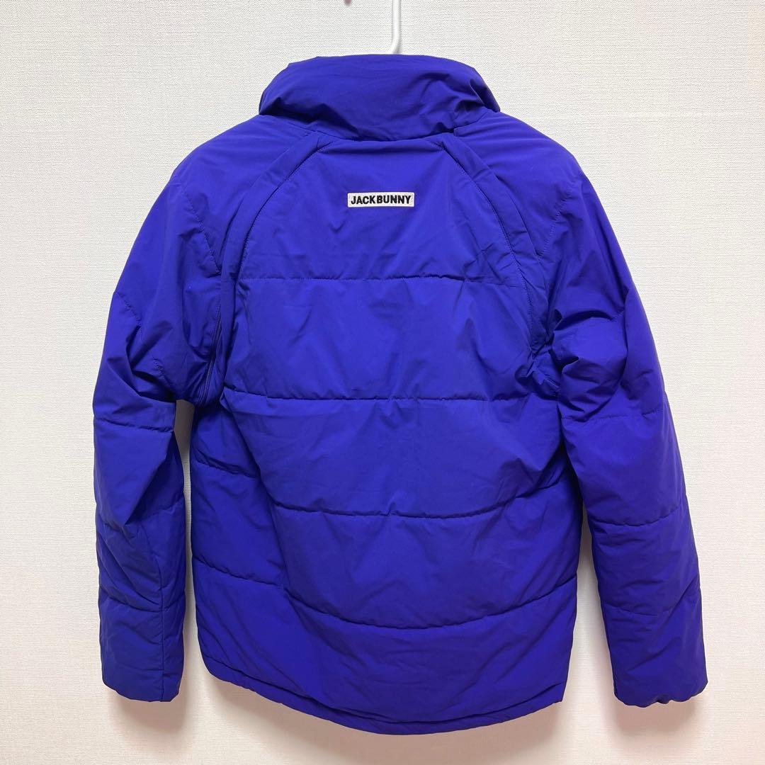 新品【Jack Bunny】ストレッチリップ 2WAY中綿ブルゾン 紫 パープル