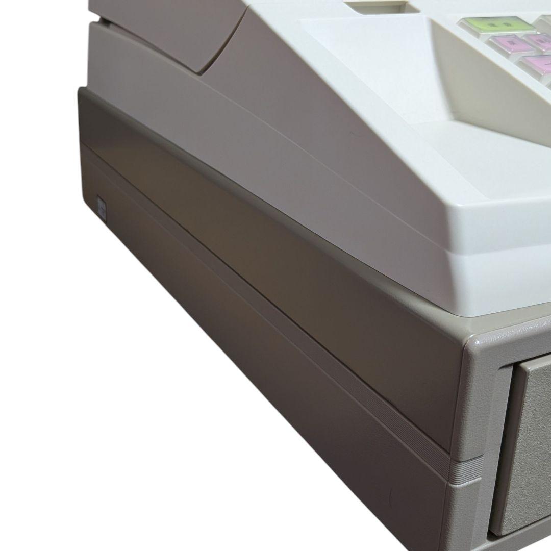 美品 TEC MA-301 レジ 白 通電確認