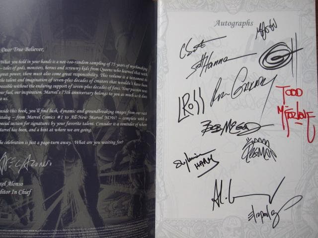 アート・デザイン・音楽 Marvel 75th Anniveresary Nycc Signing