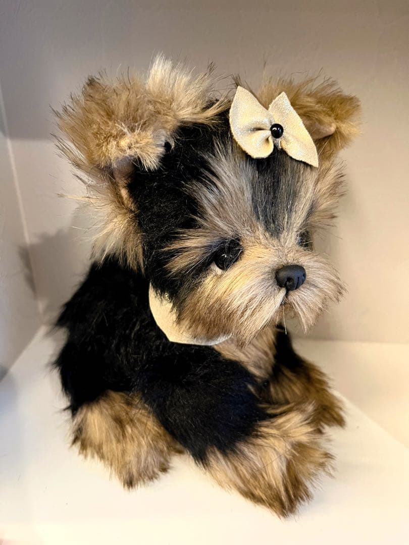 海外作家様　ミニチュアシュナウザー　犬　ぬいぐるみ　teddy bear DOG