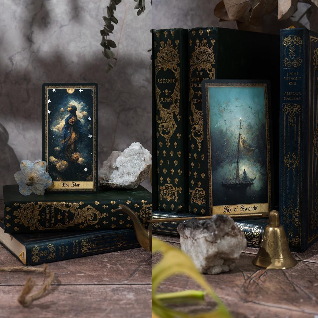 【正規品タロットカード】超美麗✨希少海外インディーズ✨幻想的なダークアートデッキ