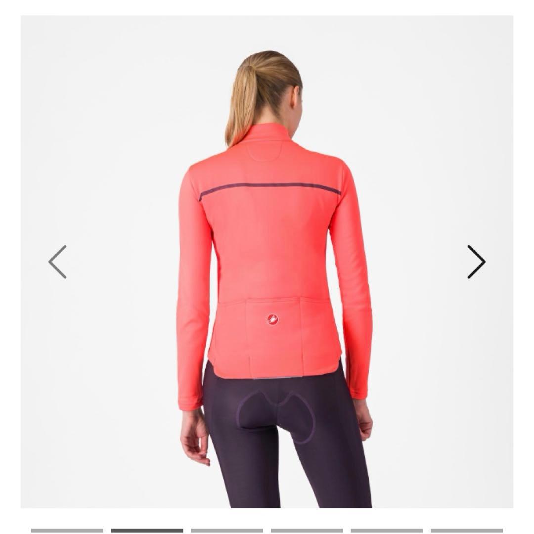 【レディース】CASTELLI SINERGIA 2 JERSEY FZ ピンク