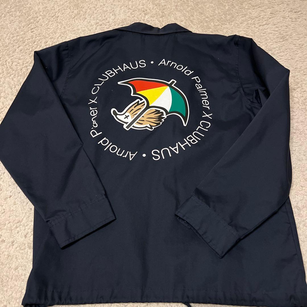 クラブハウス　アーノルドパーマー　コーチジャケット　ネイビーL