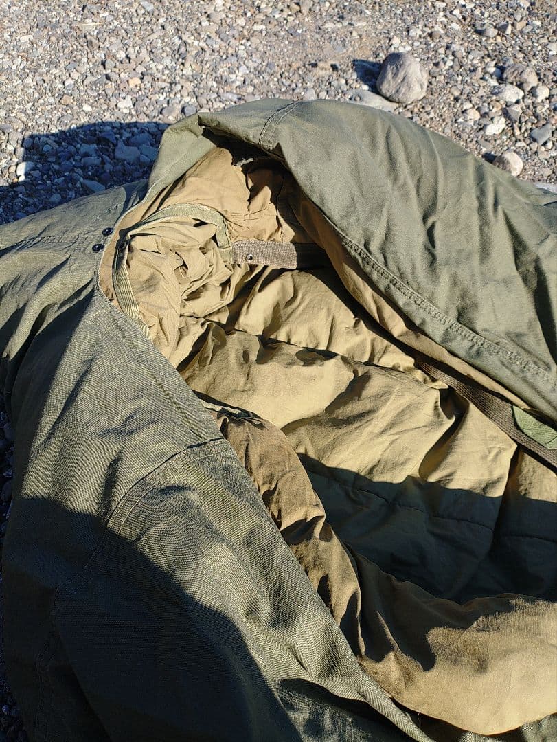 US 米軍　寝袋セット　ダウン寝袋　ランドリーバッグセット