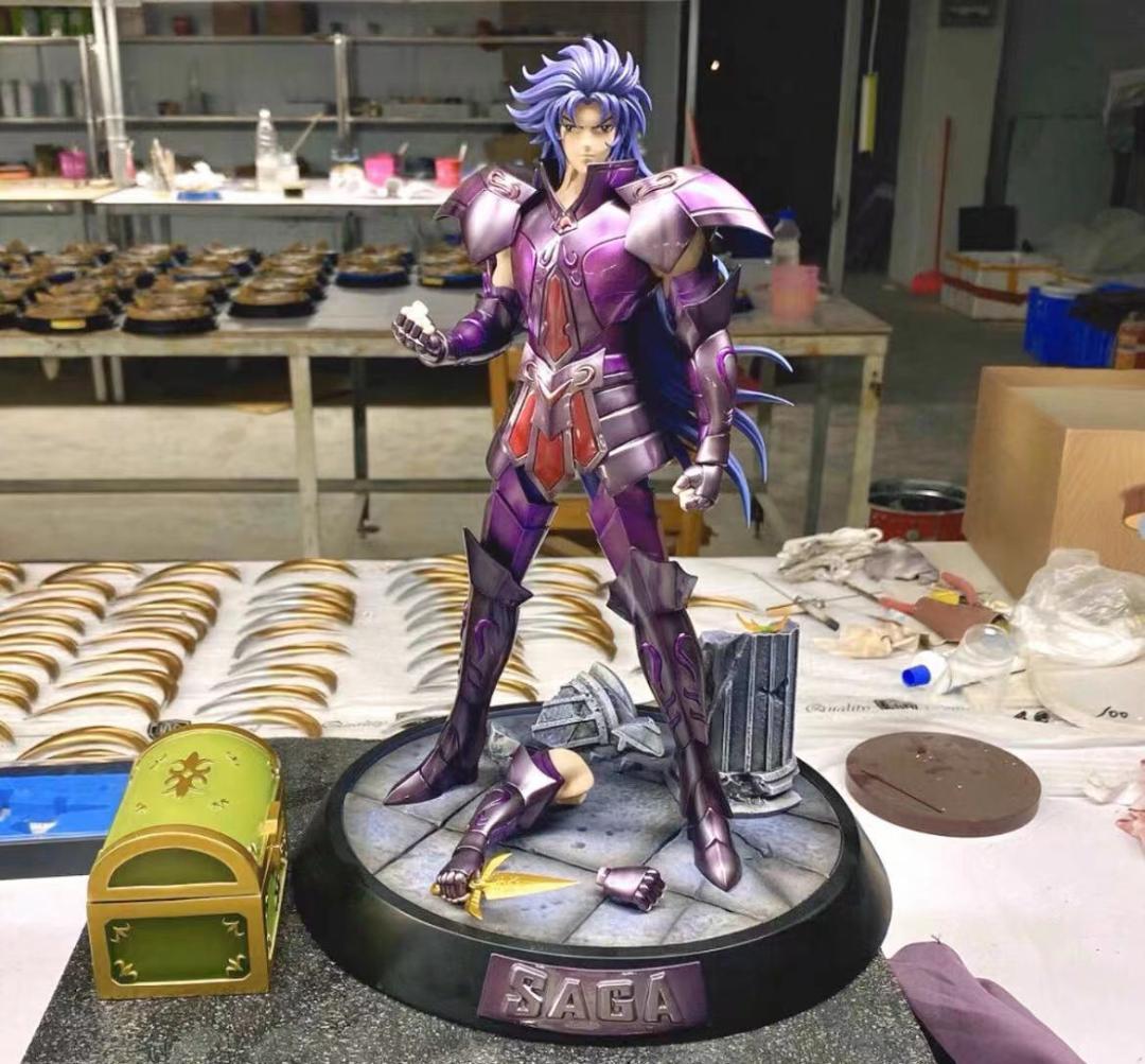 聖闘士星矢 ジェミニサガ(冥衣) ガレージキット ガレキ スタチュー　1/6