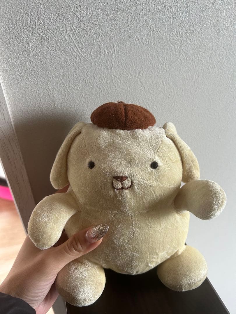 レトロ、初期、18センチ、ぬいぐるみ、ポムポムプリン、