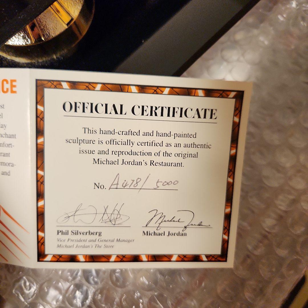 【激レア】マイケル　ジョーダン　レストラン　フィギュア　ケース付き