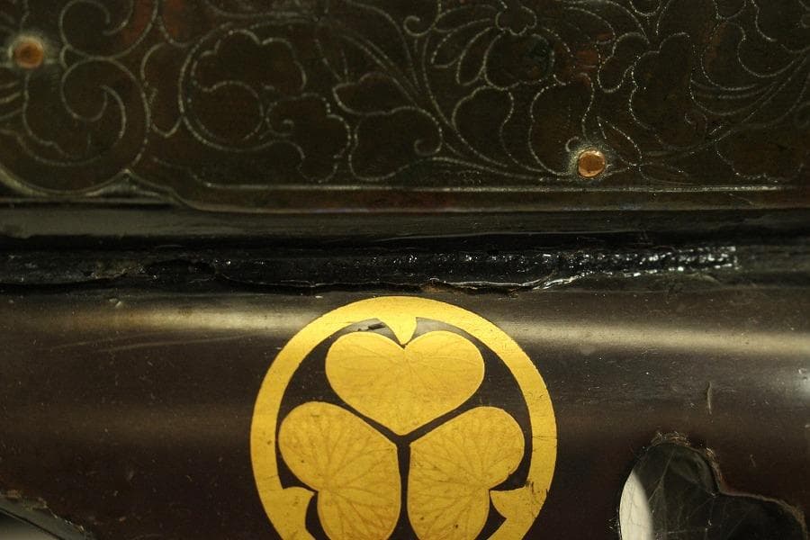 古美術 徳川 三つ葉葵紋 瓶掛 火鉢 大名火鉢(ZE479)