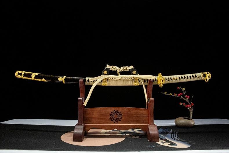 耀金太刀 日本刀 模造刀 居合刀 武士道 武蔵 鑑賞用 手鍛造打