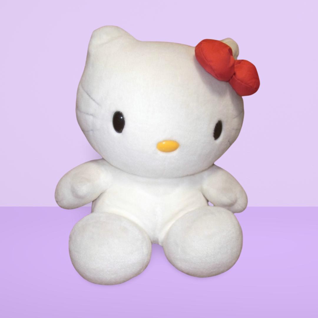 [045-jj] ハローキティ　特大サイズ　ぬいぐるみ　着ぐるみ　カエル