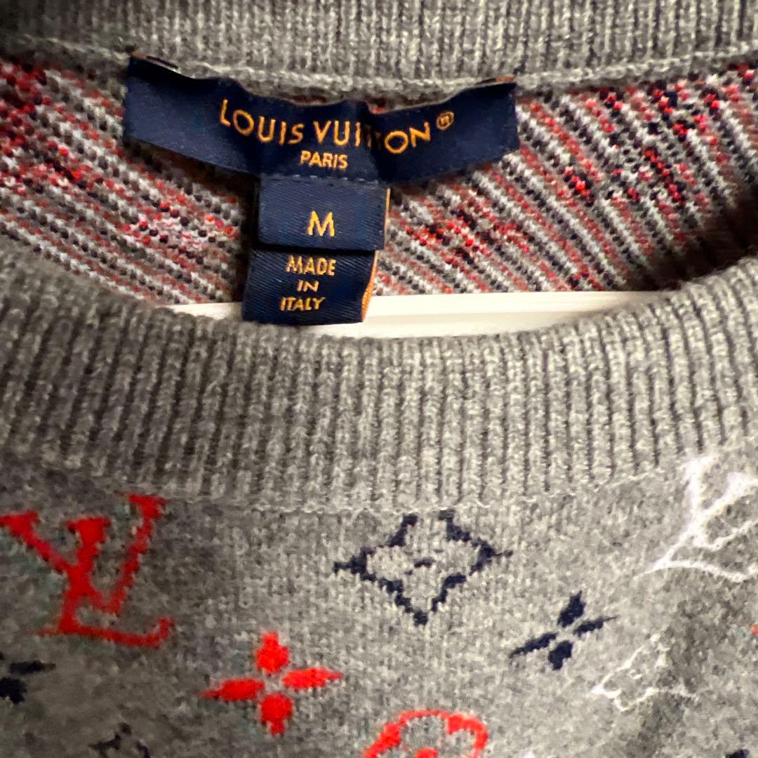 Louis Vuitton ロゴパターン セーター M