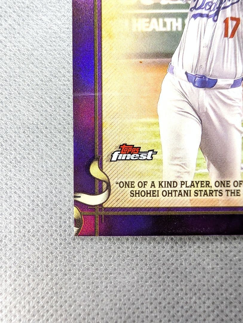 【レア】125枚限定 大谷翔平 2025 Topps Finest 紫 /125