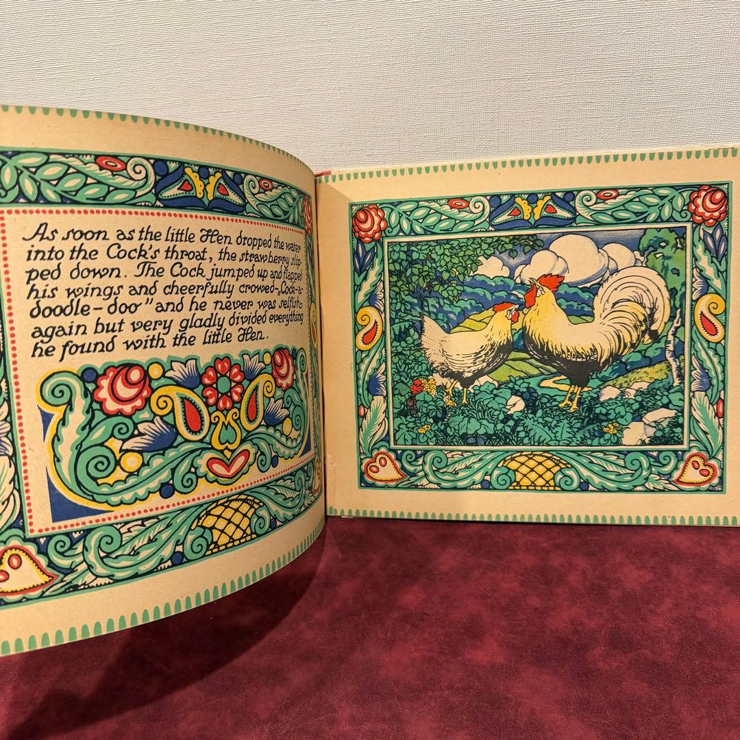 116⑨1925年アンティーク絵本　洋書古書　ジャンクジャーナル　イラスト　挿絵