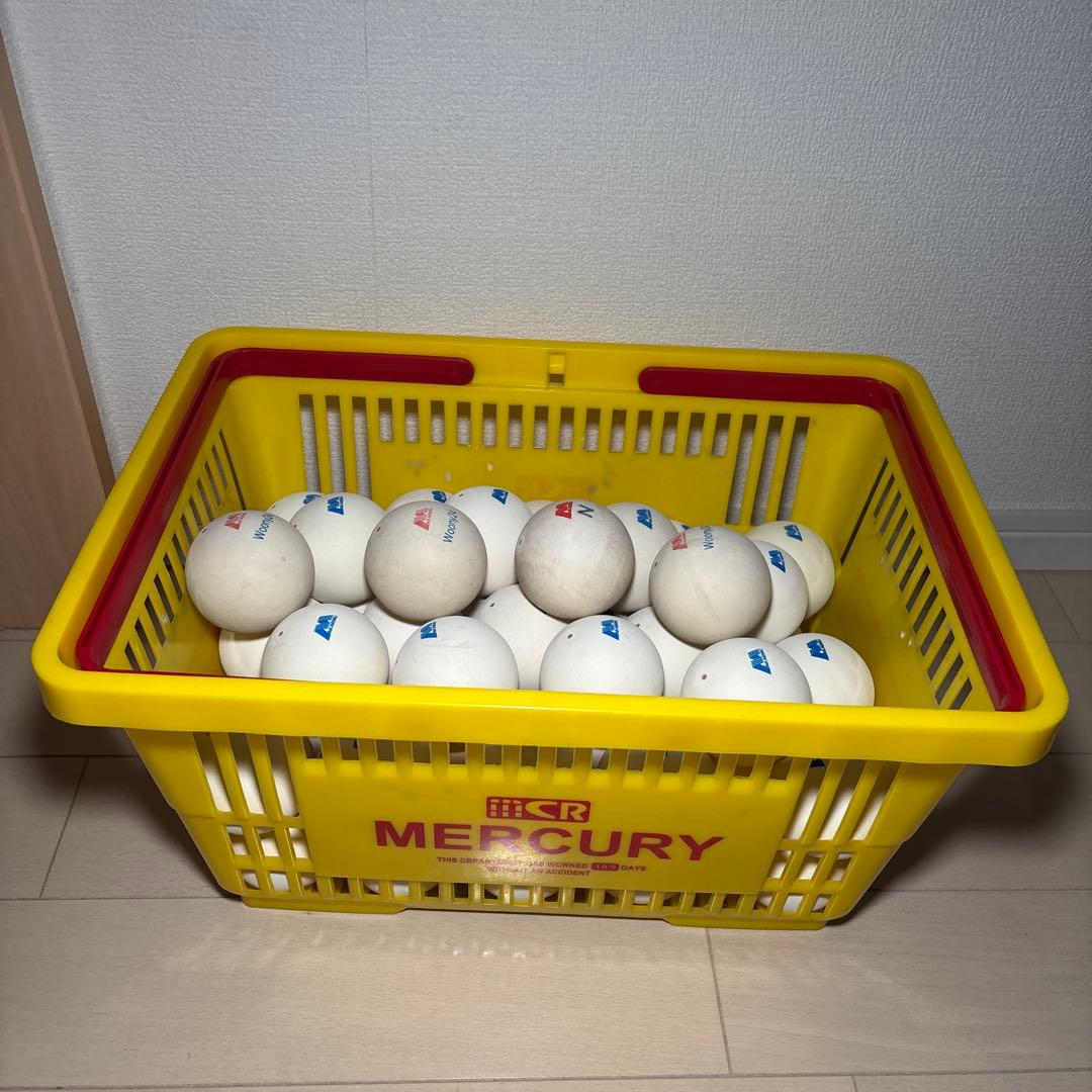 【早い者勝ち】ソフトテニス ボール アカエム 50球 美品