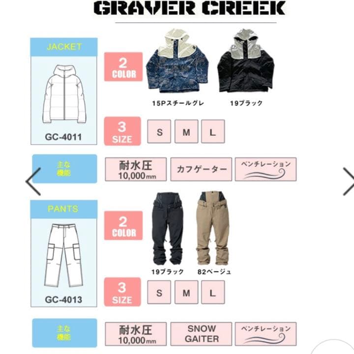 ボードウエア 上下セット Mサイズ