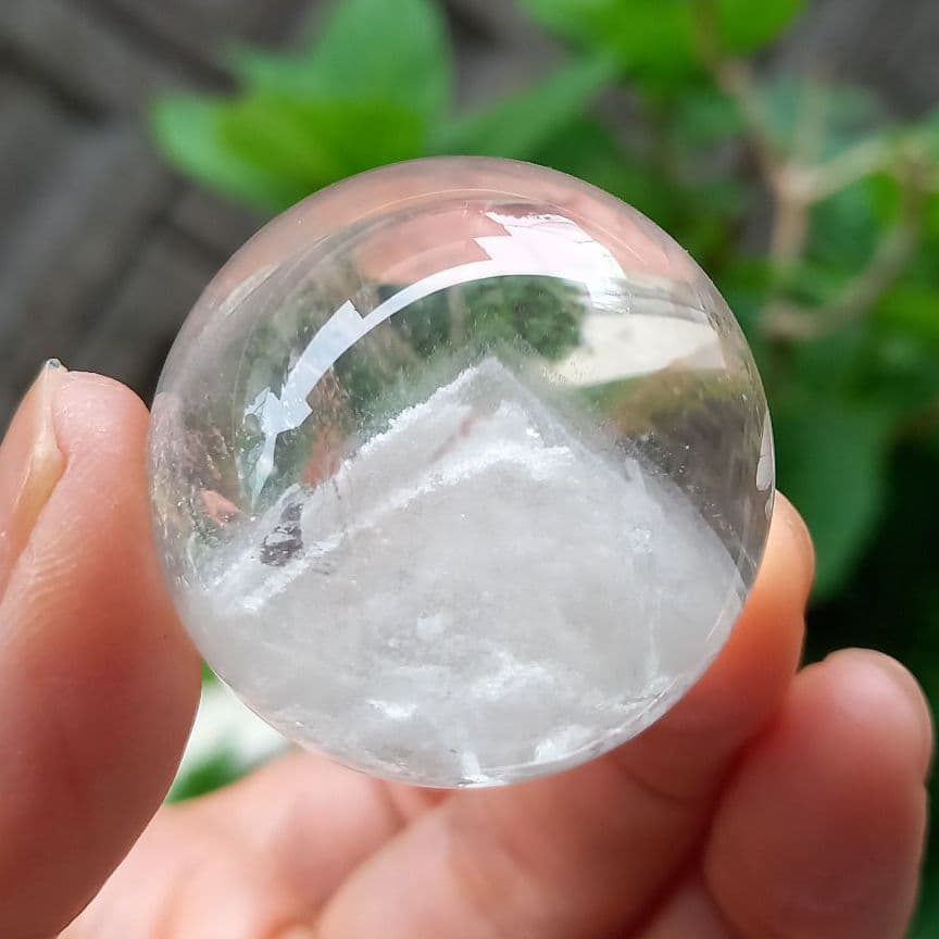 ファントムクォーツ★幻影水晶 丸玉★天然石★B