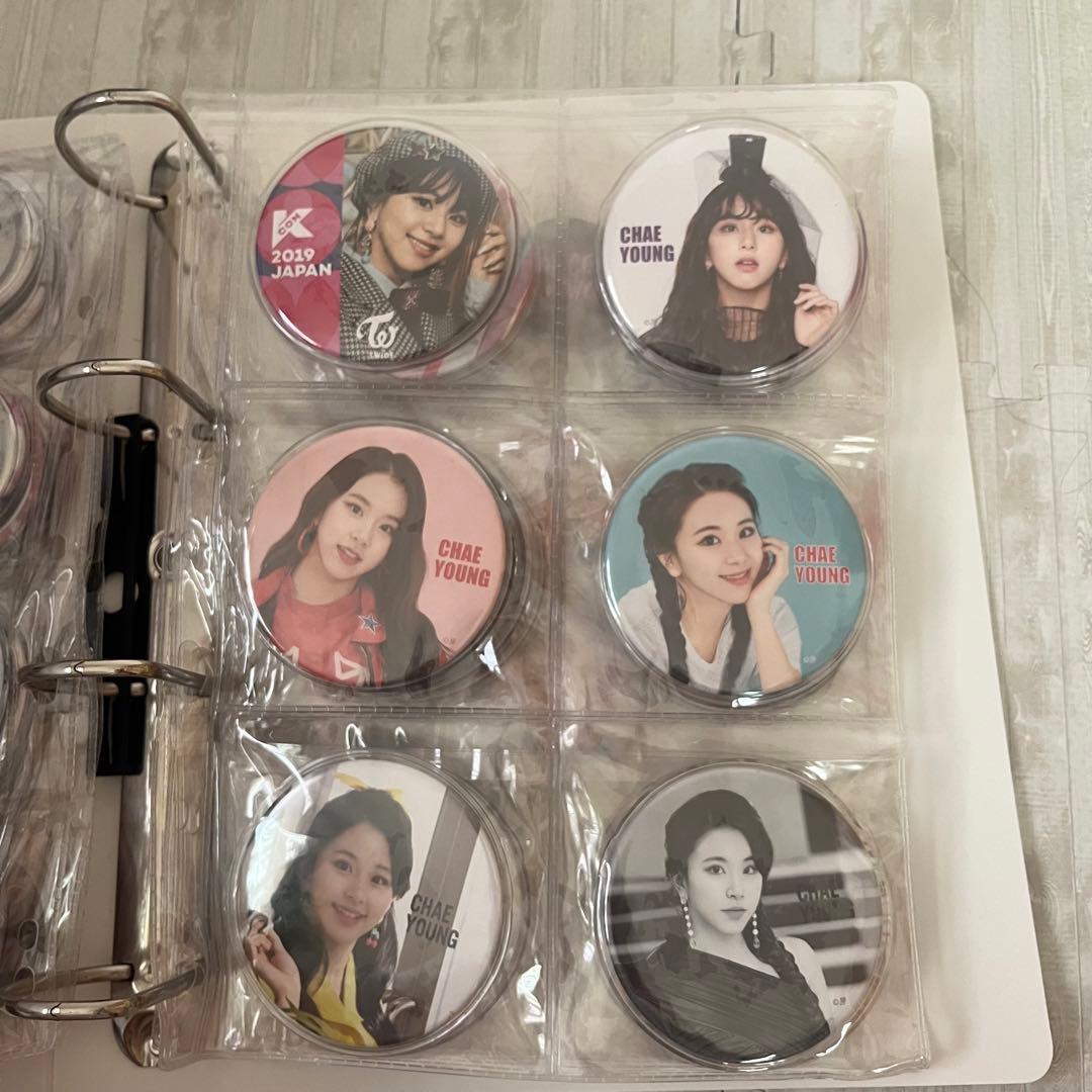 TWICE チェヨン 缶バッジ セット gogofightin