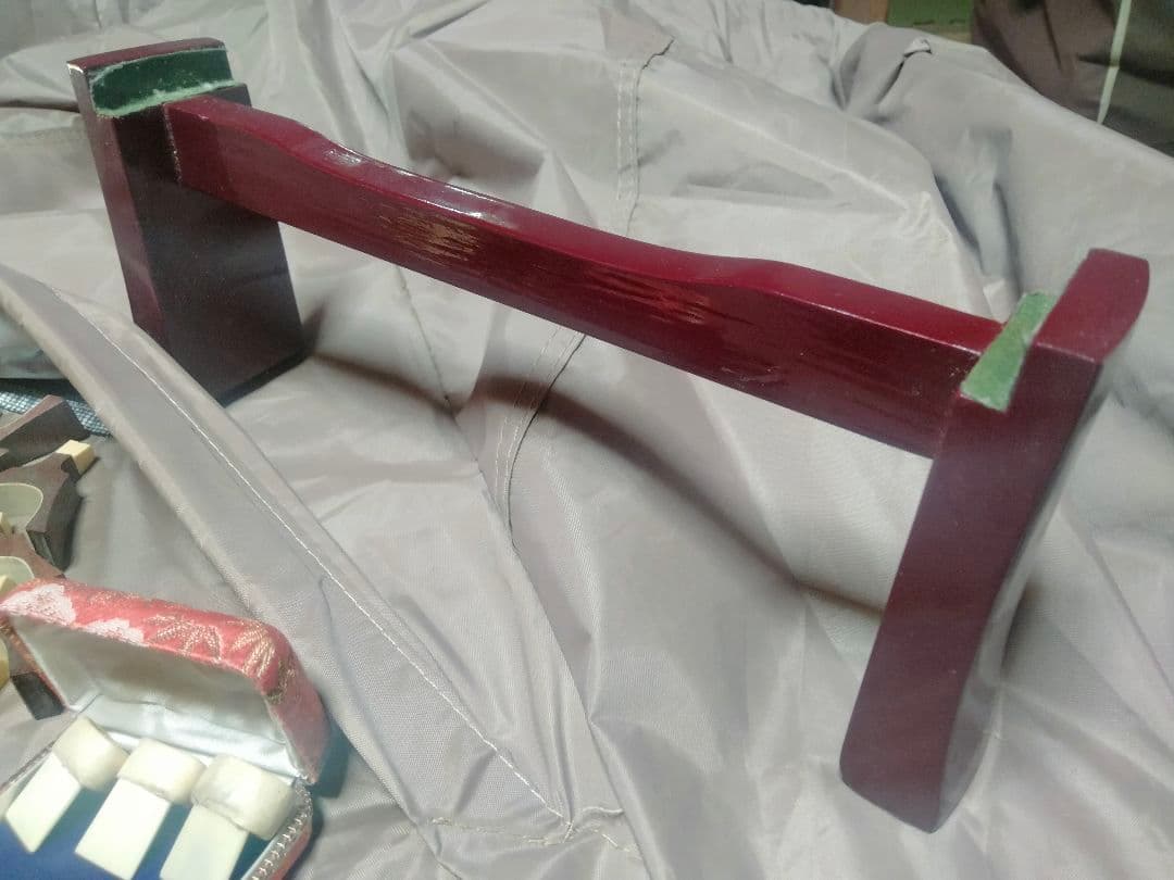 箏 琴 13弦 弦楽器 伝統楽器 お琴 レトロ 詳細不明 琴台 琴枕 琴爪