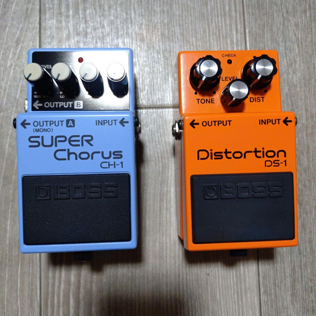 BOSS Distortion/DS-1 · SUPER Chorus/CH-1