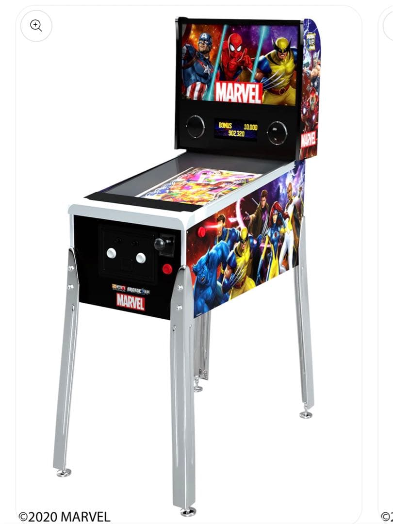 【期間限定出品】　arcade1up Marvel Pinball