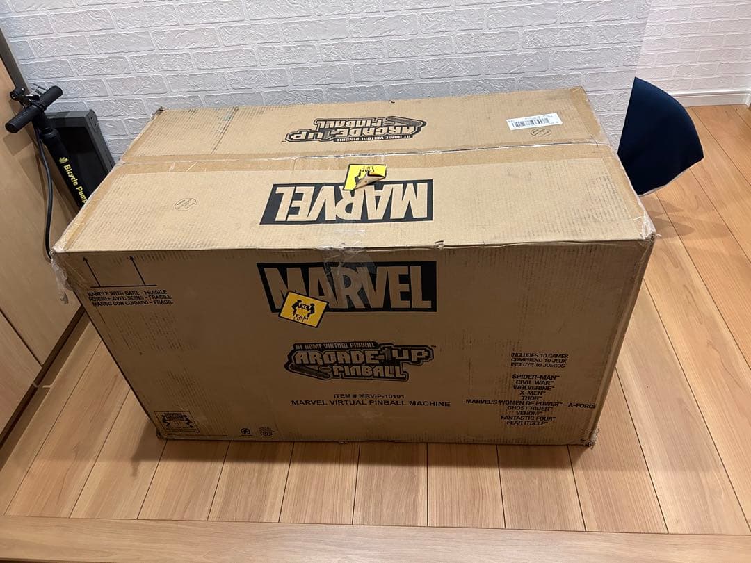 【期間限定出品】　arcade1up Marvel Pinball