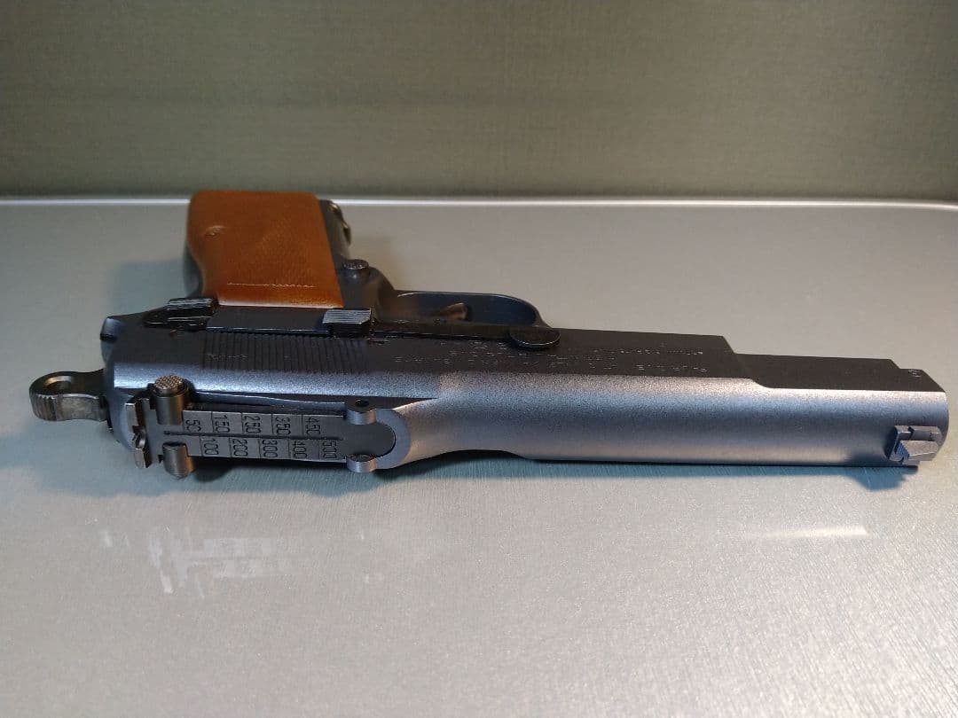 希少な極美品！タナカ　ブローニングハイパワー　ミリタリー　ガスブロ　ガス漏なし！