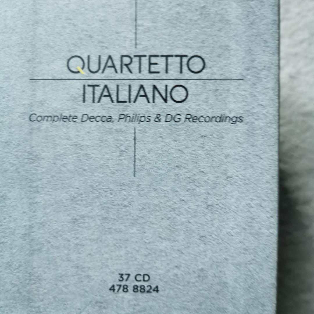 イタリア四重奏団　デッカ、フィリップス＆ＤＧ録音全集（３７ＣＤ）